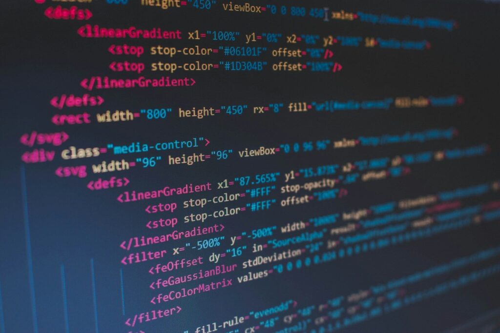 Lines of HTML codes